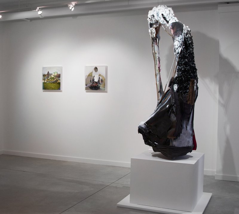 20101027 Alex Fischer Smarter Today O'Born Contemporary 12 Grandfather Wreath +Artists Retreat +Trouble on Volcano Sundae documentation